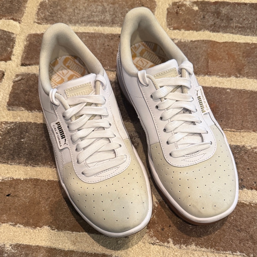 Puma California Exotic women’s White sneakers size 8 - Picture 2 of 7